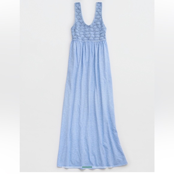 [Aerie] NWT Crochet Maxi Dress - Picture 3 of 7